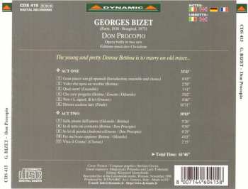 CD Georges Bizet: Don Procopio - Opera Buffa In Two Acts