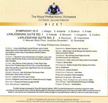 CD The Royal Philharmonic Orchestra: Symphony In C / L'Arlésienne Suites Nos. 1 And 2