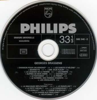 CD Georges Brassens: 3 - Chanson Pour L'Auvergnat