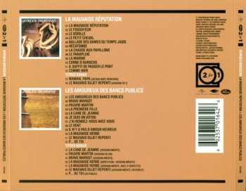 2CD Georges Brassens: La Mauvaise Réputation + Les Amoureux Des Bancs Publics