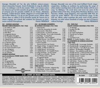 3CD Various: Intégrale Georges Moustaki Et Ses Premiers Interprètes 1955-1962