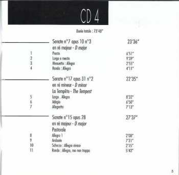 10CD/Box Set Ludwig van Beethoven: Integrale Des Sonates Pour Piano & Variations Diabelli = Complete Piano Sonatas & Diabelli Variations