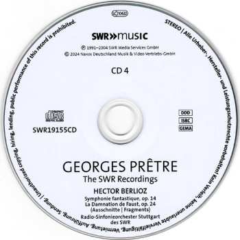 8CD/Box Set Georges Prêtre: The SWR Recordings
