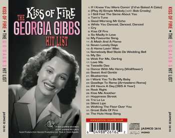 CD Georgia Gibbs: Kiss Of Fire: The Georgia Gibbs Hit List