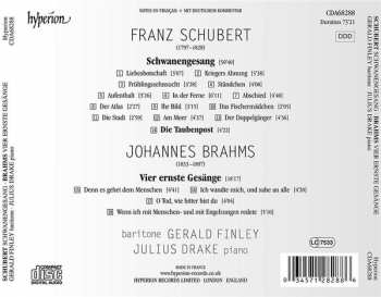 CD Johannes Brahms: Schwanengesang;  Vier Ernste Gesänge