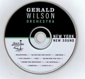 CD Gerald Wilson Orchestra: New York New Sound