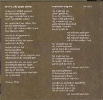 2CD Gerhard Gundermann: Torero...  Werkstücke III