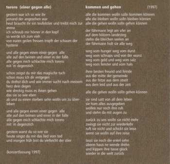 2CD Gerhard Gundermann: Torero...  Werkstücke III