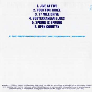 CD Gerry Mulligan Quartet: Spring Is Sprung