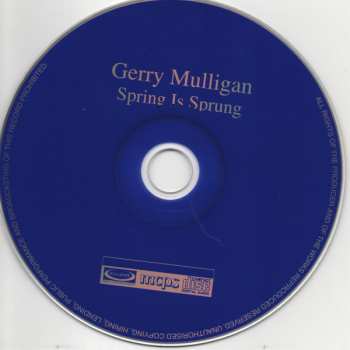 CD Gerry Mulligan Quartet: Spring Is Sprung