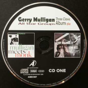 2CD Gerry Mulligan: Three Classic Albums Plus