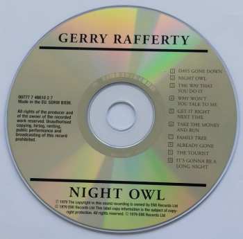 2CD Gerry Rafferty: City To City / Night Owl