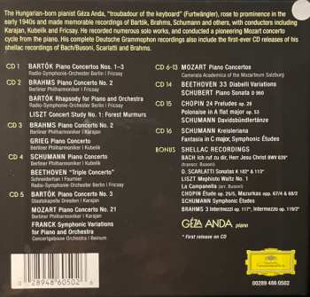 17CD/Box Set Géza Anda: Complete Deutsche Grammophon Recordings LTD