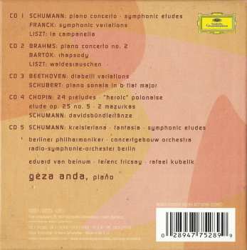 5CD/Box Set Géza Anda: Troubadour Of The Piano