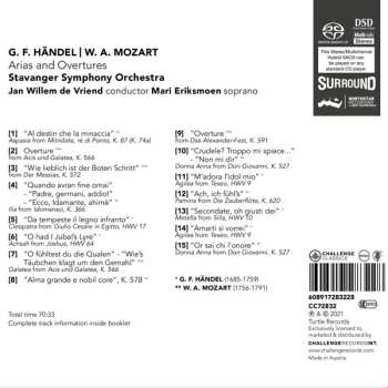 SACD Wolfgang Amadeus Mozart: Arias And Overtures