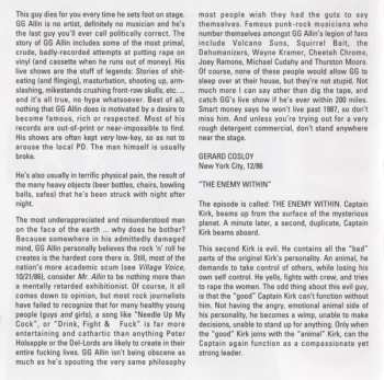 CD GG Allin: Hated In The Nation