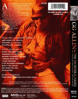 DVD GG Allin & The Murder Junkies: Raw, Brutal, Rough & Bloody - Best Of 1991 Live