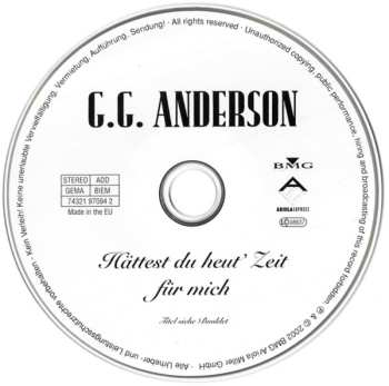 CD G.G. Anderson: Hättest Du Heut' Zeit Für Mich