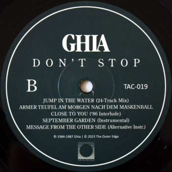LP Ghia: Don't Stop LTD