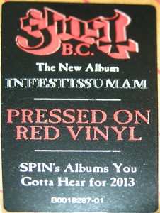 LP Ghost: Infestissumam CLR
