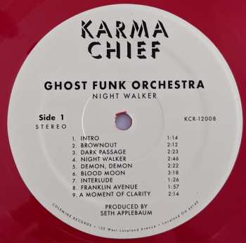 LP Ghost Funk Orchestra: Night Walker / Death Waltz CLR