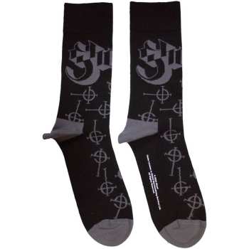Merch Ghost: Ankle Socks Symbol Pattern