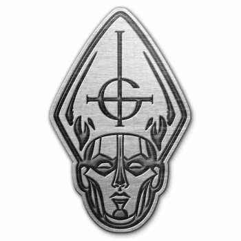Merch Ghost: Button Papa Head Steel