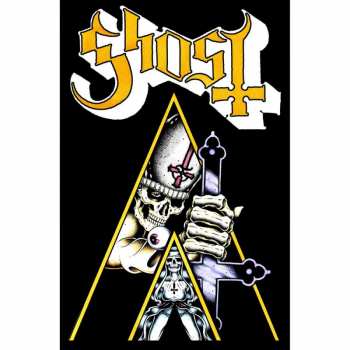 Merch Ghost: Textile Poster Clockwork Ghost