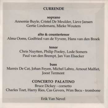 CD Concerto Palatino: Musica Religiosa