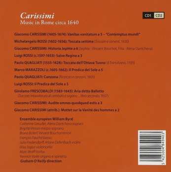 2CD Giacomo Carissimi: Music in Rome Circa 1640