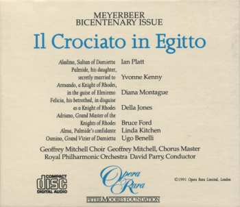 4CD/Box Set The Royal Philharmonic Orchestra: Il Crociato In Egitto