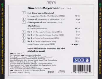 CD Giacomo Meyerbeer: Music For Festive Occasions (Fackeltänze ∙ Festouvertüre ∙ Festmarsch)