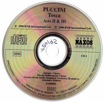 2CD Giacomo Puccini: Tosca