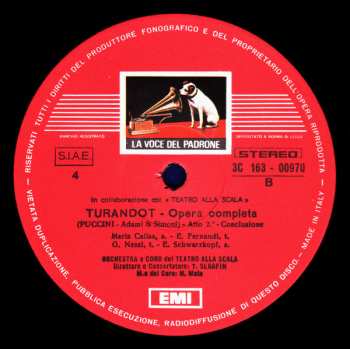 3LP/Box Set Giacomo Puccini: Turandot
