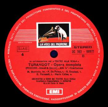 3LP/Box Set Giacomo Puccini: Turandot