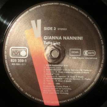 2LP Gianna Nannini: Tutto Live