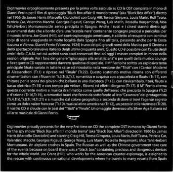 CD Gianni Ferrio: Black Box Affair - Il Mondo Trema (Original Motion Picture Soundtrack) LTD