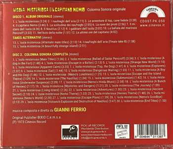 2CD Gianni Ferrio: L’Isola Misteriosa e il Capitano Nemo LTD