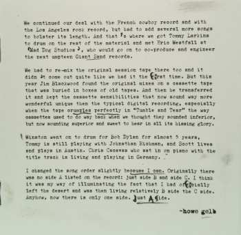 CD Giant Sand: Valley Of Rain