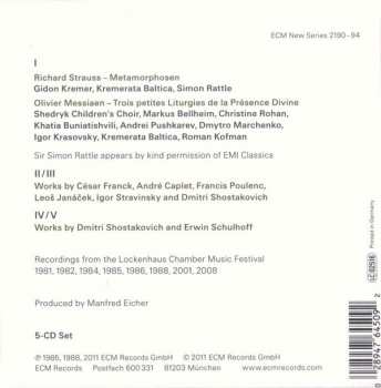 5CD/Box Set Gidon Kremer: Edition Lockenhaus