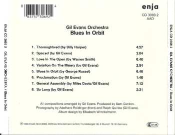CD Gil Evans: Blues In Orbit