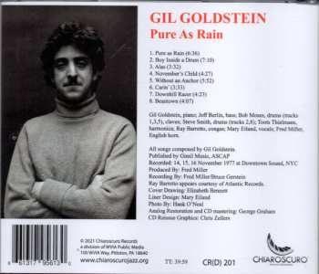 CD Gil Goldstein: Pure As Rain