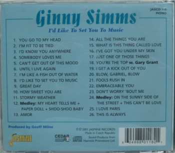CD Ginny Simms: I'd Like To Set You To Music
