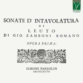 Album Simone Pansolin: Sonate D’Intavolatura Di Leuto, Opera Prima