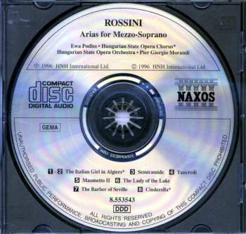CD Gioacchino Rossini: Arias For Mezzo-Soprano