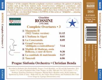 CD Gioacchino Rossini: Complete Overtures • 3