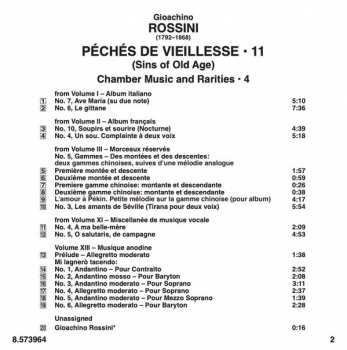 CD Gioacchino Rossini: Complete Piano Music • 11