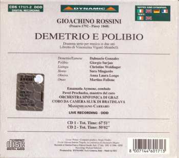 2CD/Box Set Gioacchino Rossini: Demetrio E Polibio