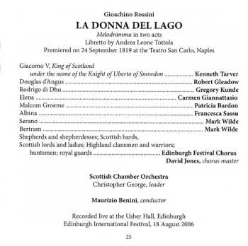 8CD Gioacchino Rossini: Ermione - La Donna Del Lago - Bianca E Falliero. Three Complete Operas LTD