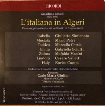 2CD Carlo Maria Giulini: L'Italiana In Algeri 